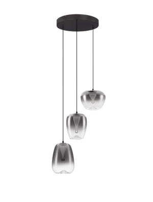JAREVIA czarny mat | przydymiony śr. 41cm. LED 10W 3000K Lampa wisząca