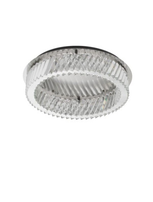 CANLIRA kryształ | nikiel śr. 53cm. LED Dim 40W 3000K Lampa sufitowa ściemnialna