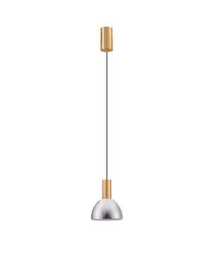 SARDUNO mosiądz | przydymiony śr. 17cm. LED 8W 3000K Lampa wisząca