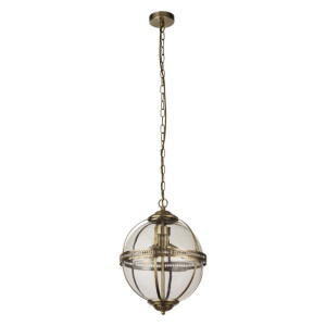 Coronet antyczny mosiądz 3 x E14 Lampa wisząca