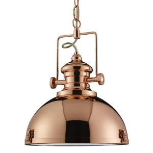 Louisiana miedź śr. 31cm. E27 Lampa wisząca