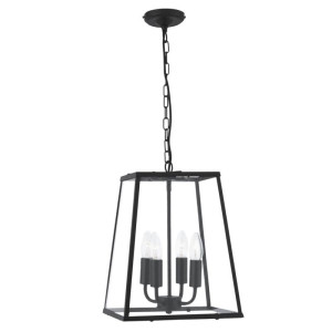 Lantern Noir 4Lt czarny 4xE14 Lampa wisząca