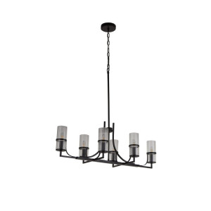Lux & Belle 6Lt czarny mat 6xE14 Lampa wisząca
