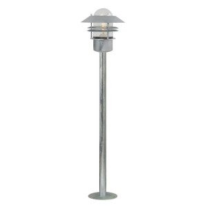 Blokhus ocynk wys. 92cm. E27 IP54 Lampa ogrodowa stojąca