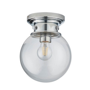 Cheswick chrom śr. 20cm. E27 IP44 Łazienkowa lampa sufitowa