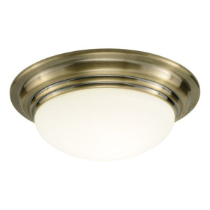 Barclay antyczny mosiądz Ø38cm. E27 IP44 Łazienkowa lampa sufitowa
