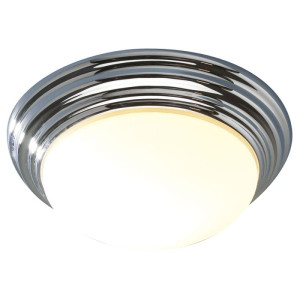 Barclay chrom Ø31cm. E27 IP44 Łazienkowa lampa sufitowa