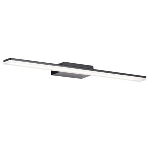 Ram czarny szer. 60cm. LED 19W 3000K CRI>90 IP44 Kinkiet łazienkowy nad lustro