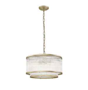 Karolina złoty mat Ø42cm. 5xE14 Lampa wisząca | Żyrandol