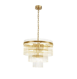Sabrina złoty Ø45cm. 7xE14 Lampa wisząca | Żyrandol