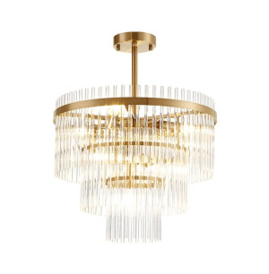 Sabrina złoty Ø45cm. 7xE14 Lampa sufitowa