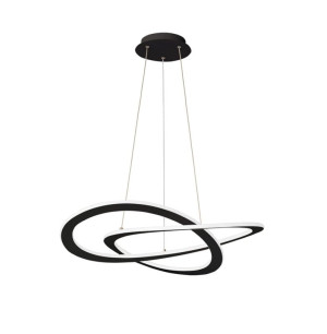 Charlie czarny piaskowy Ø62cm. LED 50W 3000K UGR