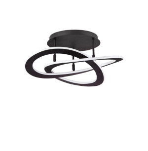 Charlie czarny piaskowy Ø52cm. LED 40W 3000K UGR