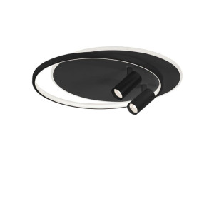 Smart czarny LED 61W 3000K CRI≧85 Lampa sufitowa z reflektorami