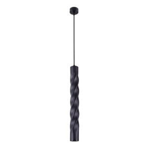 Marley czarny mat GU10 Lampa wisząca tuba