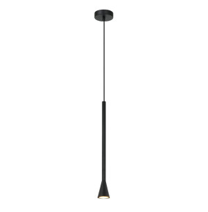 Melody czarny mat GU10 Lampa wisząca tuba