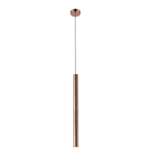 Elliot miedź LED dim. 6W 3000K Lampa wisząca | tuba ściemnialna