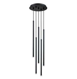 Zenia 5/L czarny LED 15W 3000K Lampa wisząca
