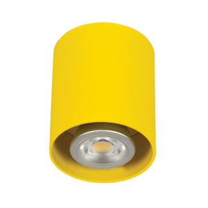 Play żółty okrągły GU10 Downlight | Tuba