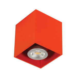 Play pomarańczowy kwadrat GU10 Downlight | Tuba