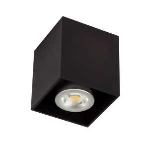 Play czarny kwadrat GU10 Downlight | Tuba