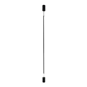 Thik czarny LED 9W 3000K CRI>90 Lampa pionowa podłogowo - sufitowa