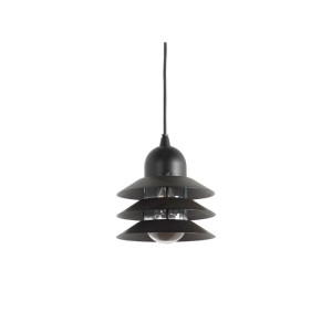 Vant czarny E27 IP44 Zewnętrzna lampa wisząca