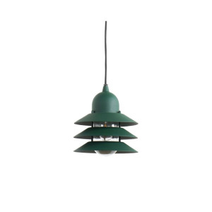 Vant zielony E27 IP44 Zewnętrzna lampa wisząca