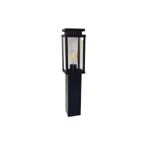 Ola czarna wys. 60cm. E27 IP33 Lampa ogrodowa stojąca