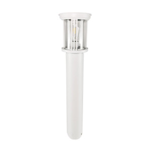 Ivy biała wys. 80cm. E27 IP23 Lampa ogrodowa stojąca