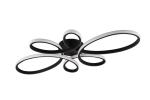 FLY czarny LED 3 step dim. 32W 4000K Lampa sufitowa ściemnialna