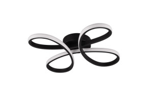 FLY czarny LED 3 step dim. 22W 4000K Lampa sufitowa ściemnialna