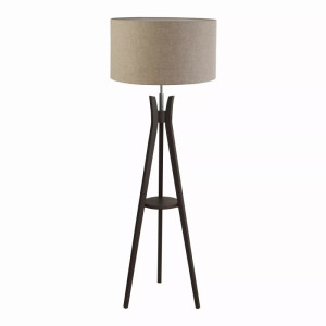 Lux & Belle brąz | beż E27 Lampa podłogowa na trójnogu