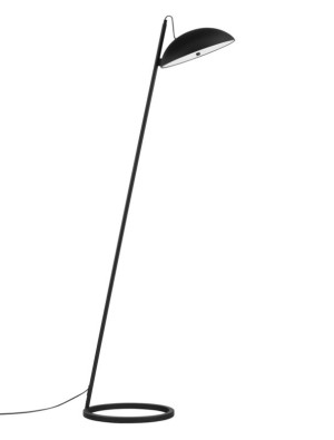 VIBORAL czarny piaskowy LED dim. 30W 3000K Lampa podłogowa ściemnialna