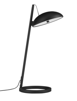 VIBORAL czarny piaskowy LED dim. 18W 3000K Lampa stołowa ściemnialna