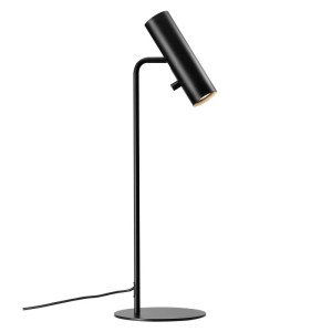 Mib czarny GU10 Lampa stołowa. Regulowany kierunek światła