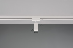 DUOLINE ADAPTER - Element systemu szynowego - kolor biały