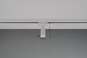 DUOLINE ADAPTER - Element systemu szynowego - kolor szary i odcienie szarości