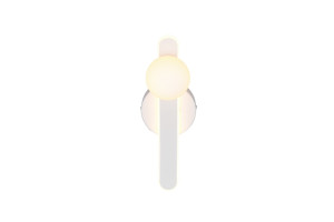 NAPOLI - Nowoczesna lampa ścienna 1xLED zintegrowany 2300+3000+4000K - kolor biały