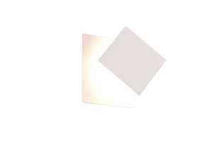 MIO - Nowoczesna lampa ścienna 1xLED zintegrowany 3000K - kolor biały
