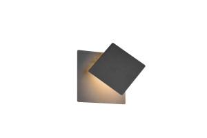 MIO - Nowoczesna lampa ścienna 1xLED zintegrowany 3000K - kolor czarny