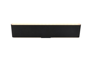 CONCHITA - Nowoczesna lampa ścienna 1xLED zintegrowany 2700 - 6500K - kolor czarny