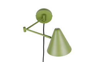 COSIMA - Nowoczesna lampa ścienna 1xE14 - kolor zielony