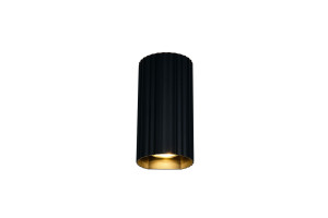 SOKA - Lampa - montaż do sufitu i ścian 2xGU10 - kolor czarny