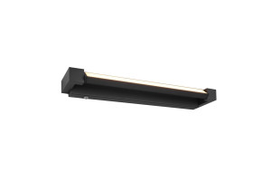FABRIZIO IP44 - Ścienna lampa łazienkowa 1xLED zintegrowany 2300-3000-4000K - kolor czarny