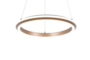 AMADOR - Nowoczesna lampa wisząca 1xLED zintegrowany 2300-3000-4000K - kolor brązowy i odcienie brązu