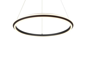 AMADOR - Nowoczesna lampa wisząca 1xLED zintegrowany 2300-3000-4000K - kolor czarny