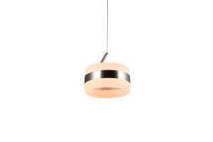 DIOS - Nowoczesna lampa wisząca 1xLED zintegrowany 2300-3000-4000K - kolor srebrny i odcienie srebra