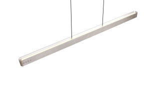 DONEGAL - Nowoczesna lampa wisząca 1xLED zintegrowany 2700 - 6500K - kolor srebrny i odcienie srebra