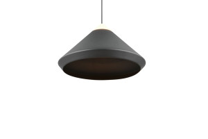 LAGUNA - Nowoczesna lampa wisząca 1xLED zintegrowany 2300+3000+4000K - kolor czarny